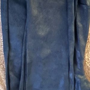 New Luxe Lularoe faux leather navy leggings never worn XL